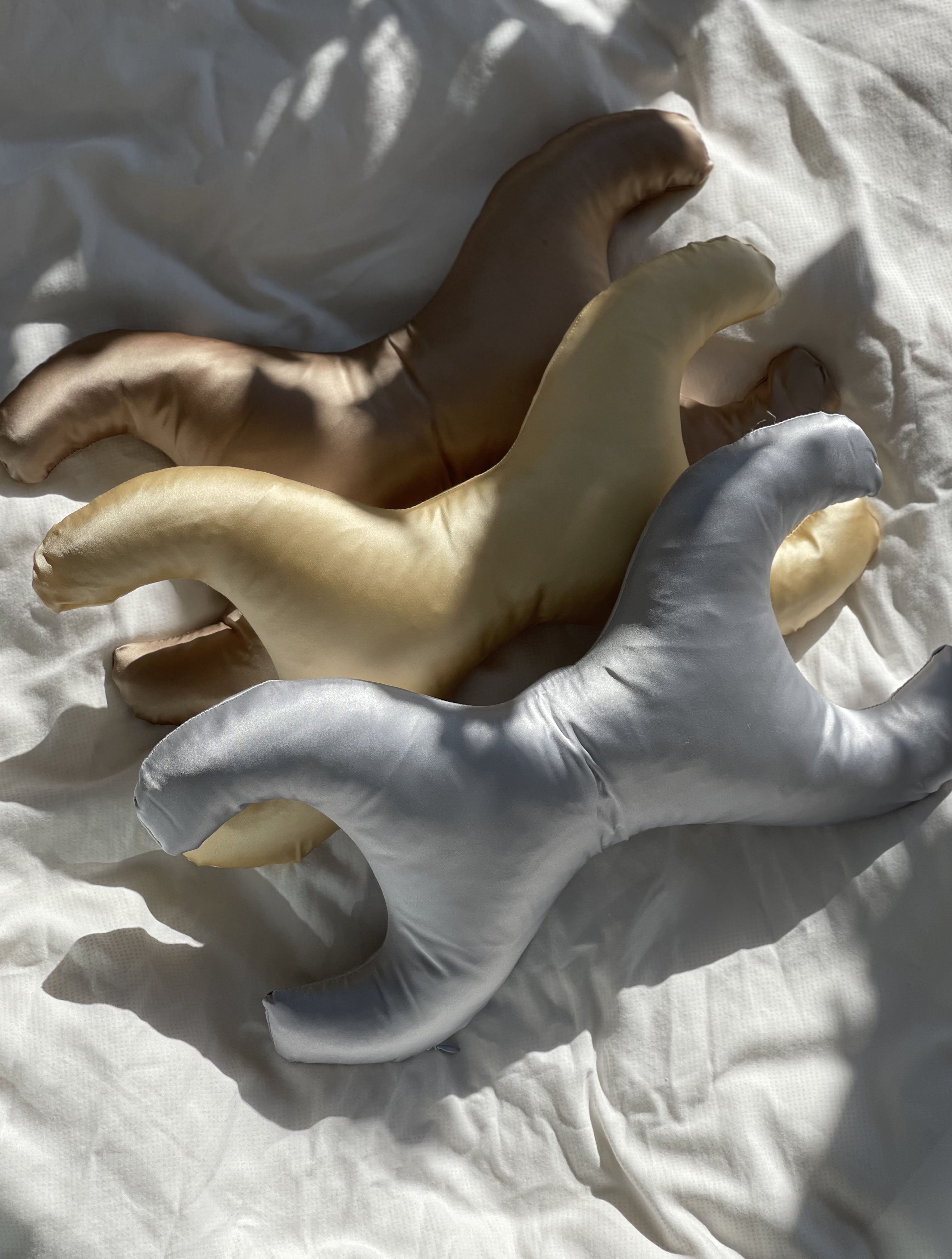 La Petite silke pudebetræk - sølv